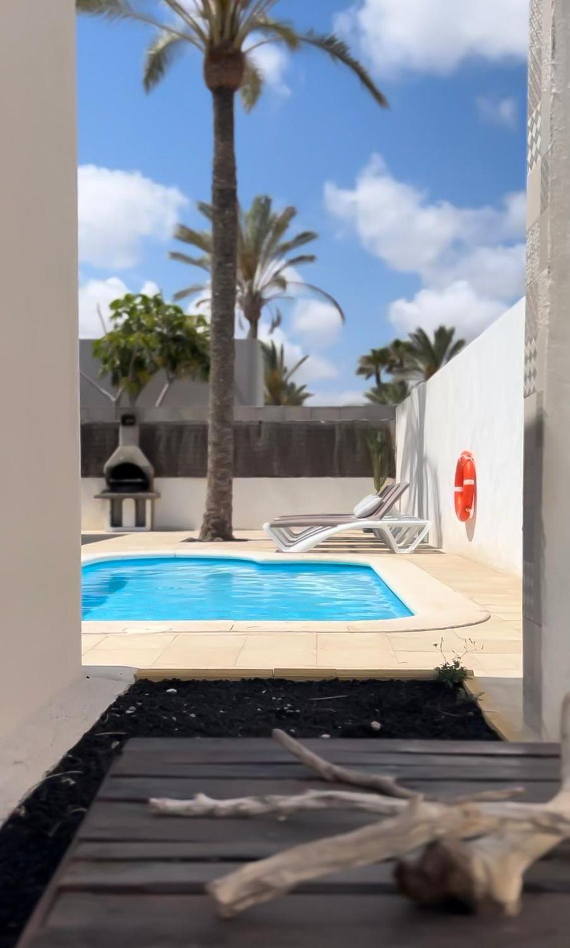 House Boho Palm With Private Heated Pool And Garden, 3 Bedrooms, Wi-Fi Corralejo Buitenkant foto
